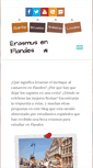 Mobile Screenshot of erasmusenflandes.com